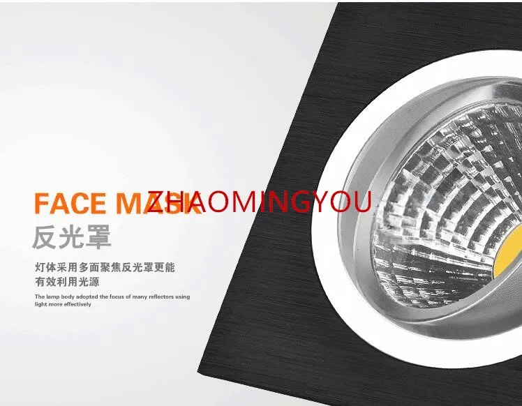 YON 1PCS LED COB Downlight 9W 15W 21W 27W 36W 85-265V Surface Mounted Wall Spot light led for home Kitchen Bathroom Decor wickes downlights