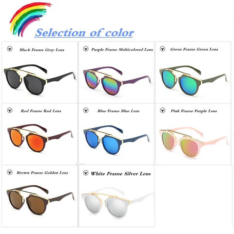 Модные один луч детские очки для девочек очки для мальчиков очки для маленьких детей солнцезащитные очки uv400 солнце детские очки