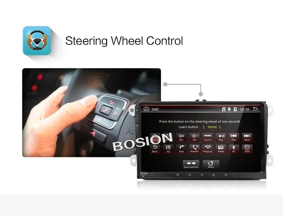 Excellent 2 DIN Android 7.1 9 inch Car GPS Navigation without DVD For Volkswagen Golf B6 B5 B7 Passat Polo Car Stereo Radio GPS multimedia 12