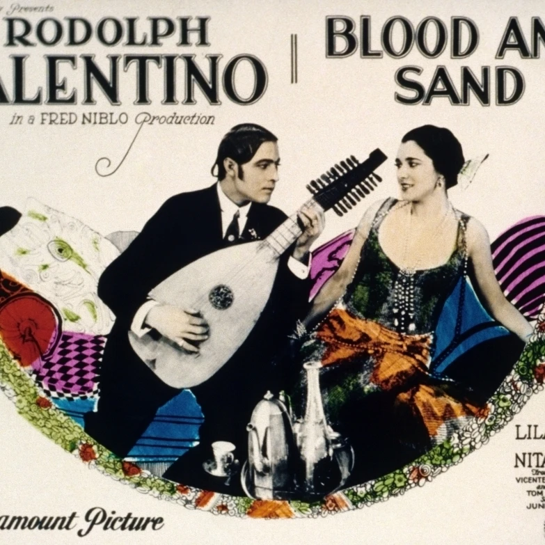 Blood And Sand Rudolph Valentino Nita Naldi 1922 Movie Poster Masterprint (28 x 22)