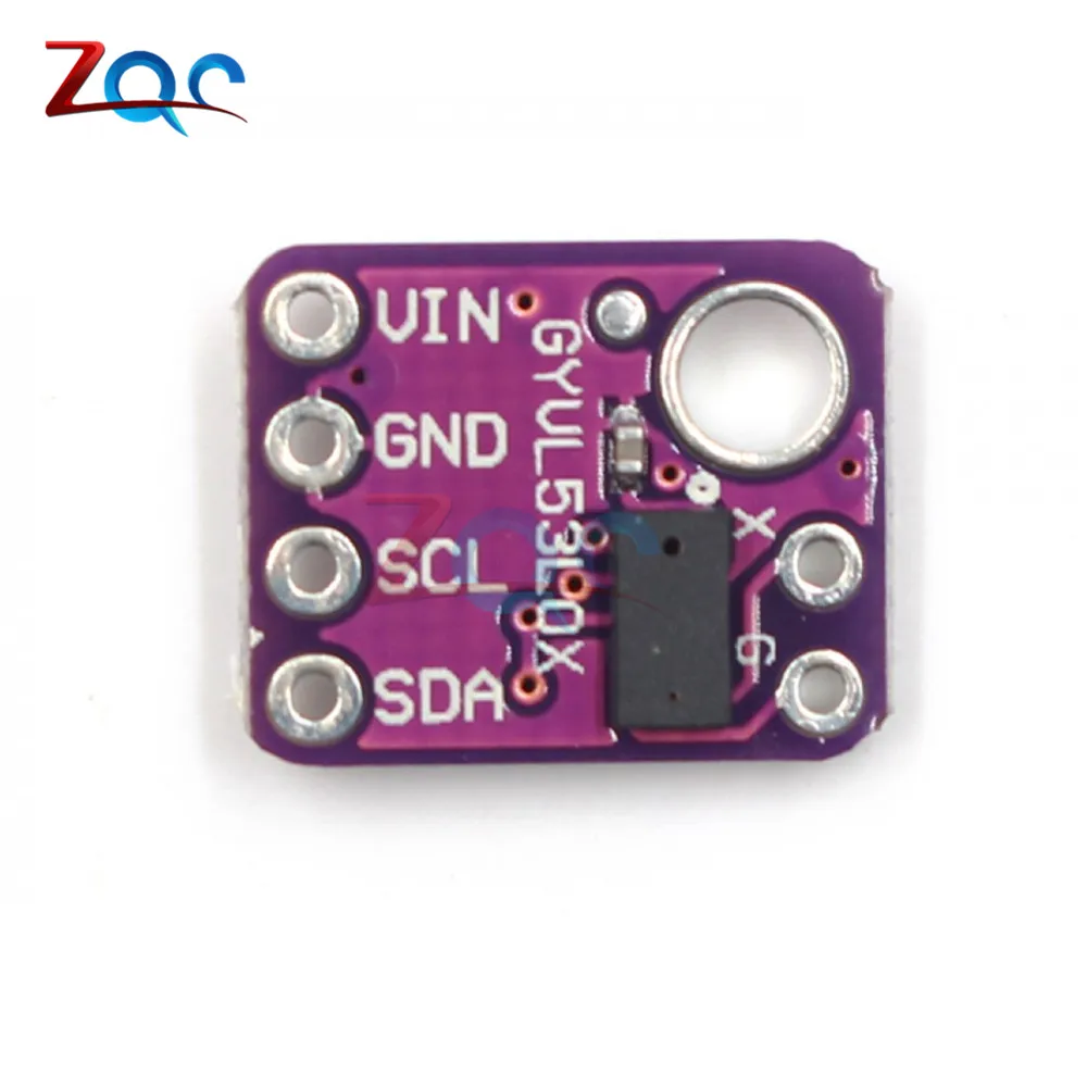 Флуоресцентный модуль измерения расстояния l53l0x 2 8 5 В IIC связь для Arduino|Датчики