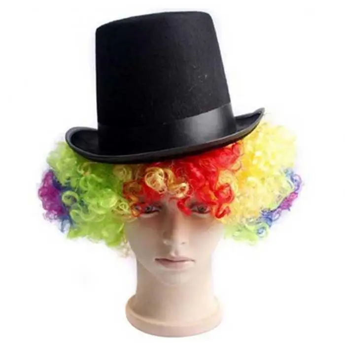 Черный Магическая шляпа» в британском стиле войлочные шляпы и праздника вечерние производительность джаз шляпа Хэллоуин реквизит общие для обувь для мужчин и женщин