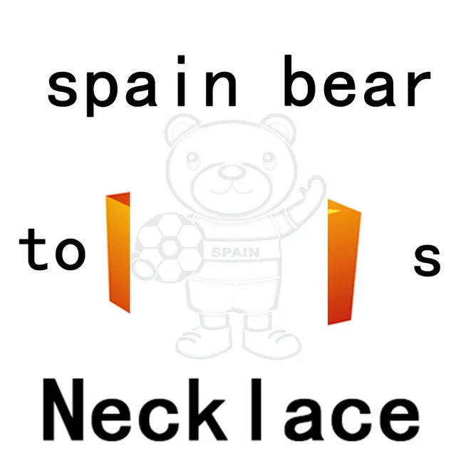 

NECKLACE NEW Store Event Exit Spree To Send Gifts Randomly 925 Sterling Silver Spain Bear Jewelry Contact Me To The Catalog Buy