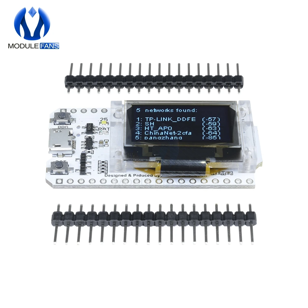 ESP32 0,96 дюймовый синий OLED цифровой дисплей Bluetooth wifi комплект 32 модуля CP2102 интернет-макетная плата для Arduino