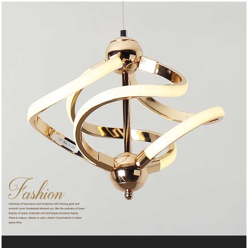 

modern led unique gold pendant lighting fixtures for home decor 13W lamp kitchen lighting suspension gallery light fitting