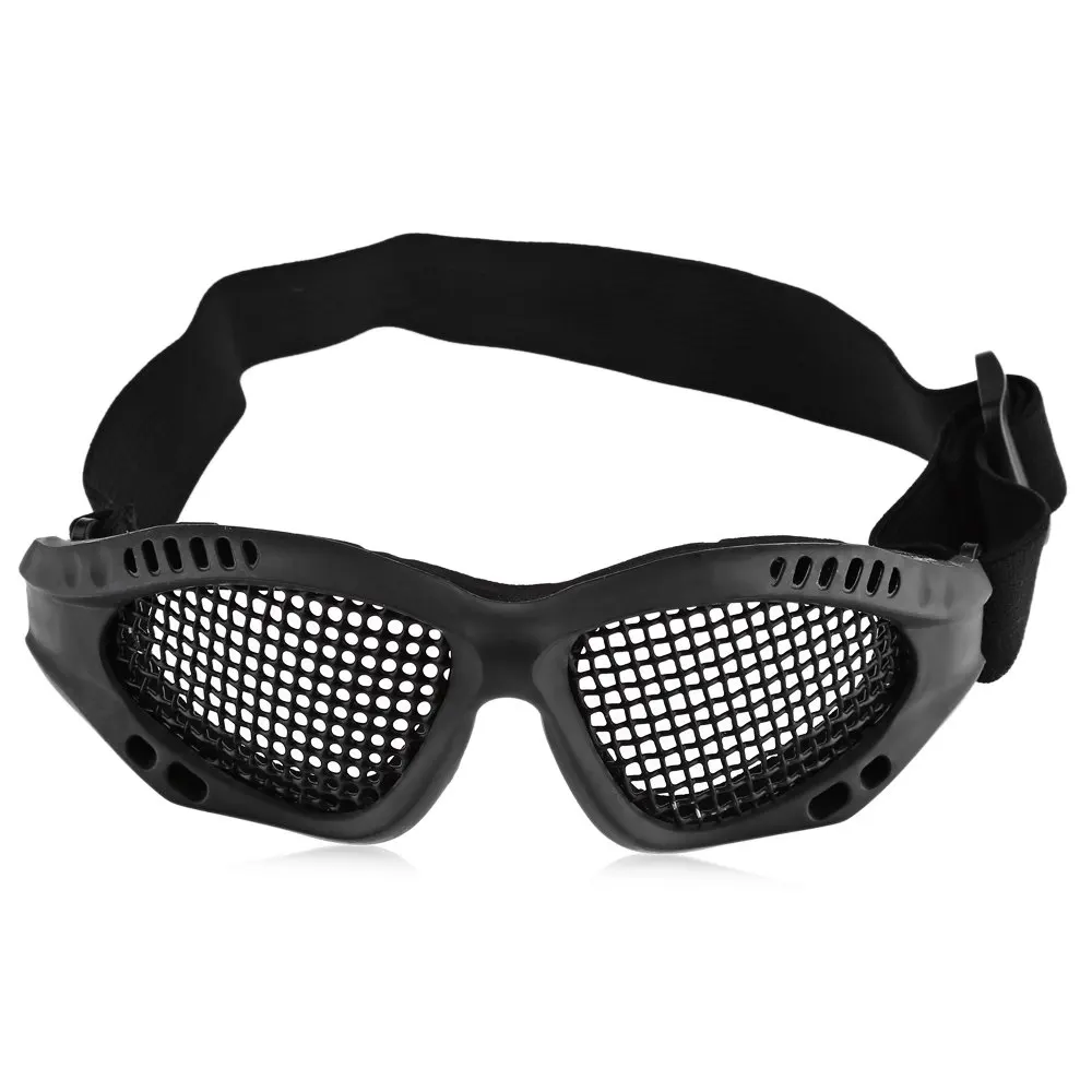 Eye Protected Goggles Anti impact Metal Mesh for Outdoor CS Games on