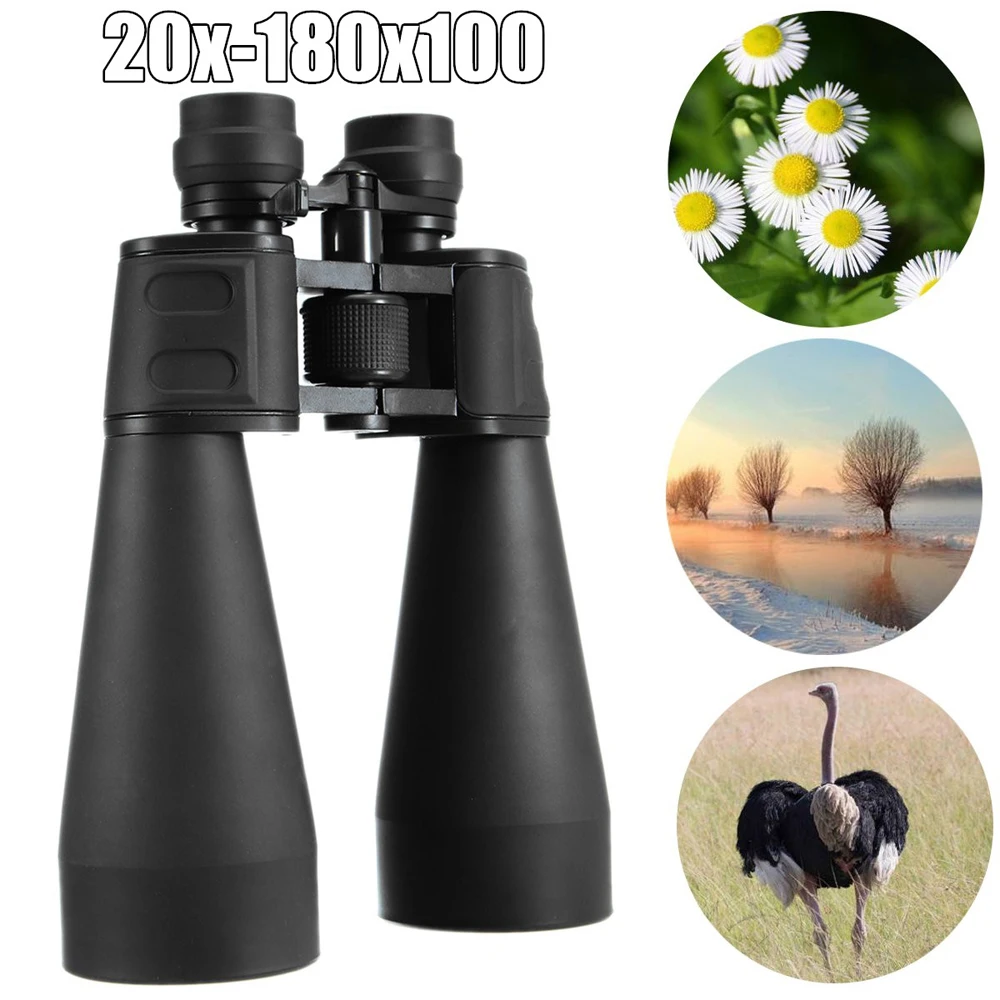 

20-180x100 High Magnification HD Professional Zoom powerful Binoculars Light night vision for hunting telescope monocular