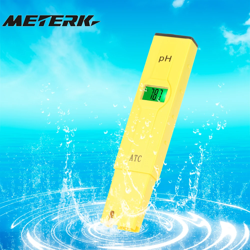 Pen Type Temperature Compensation ATC Function LCD Acidity Tester PH