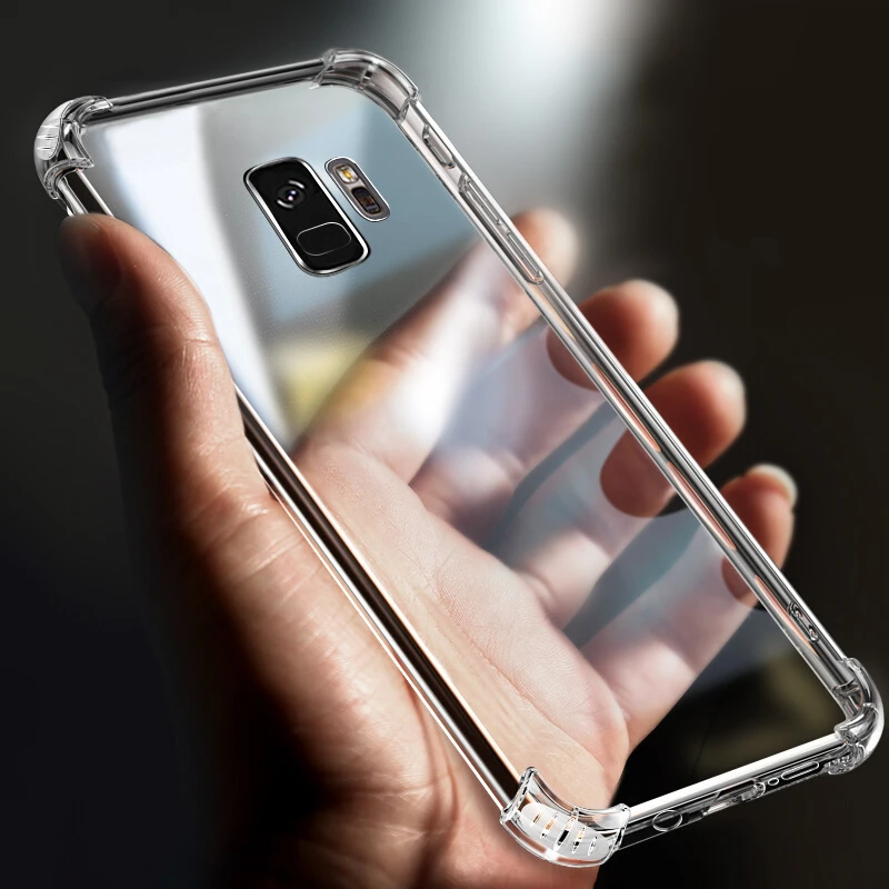 

Slim Shockproof Phone Protection Case For Samsung Galaxy S9 S9 Plus S8 S8 Plus Note 8 Case Luxury Cover Shell