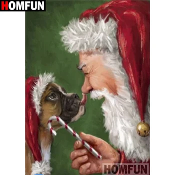 

HOMFUN Full Square/Round Drill 5D DIY Diamond Painting "Santa Claus" Embroidery Cross Stitch 5D Home Decor Gift A16489