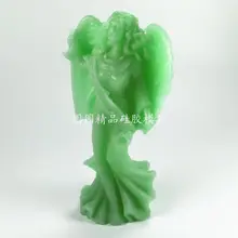Силиконовая форма в виде ангела для мыла Свеча прессформы ручной работы 3D Свеча прессформы DIY ремесло прессформы S251