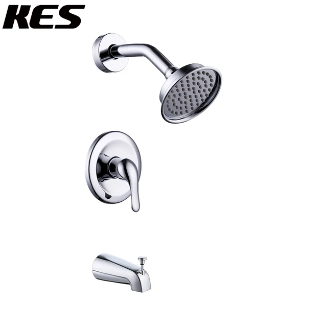 KES Pressure Balance Shower Valve Combo Complete Kit Bath and Shower ... KES Pressure Balance Shower Valve Combo Complete Kit Bath and Shower ...