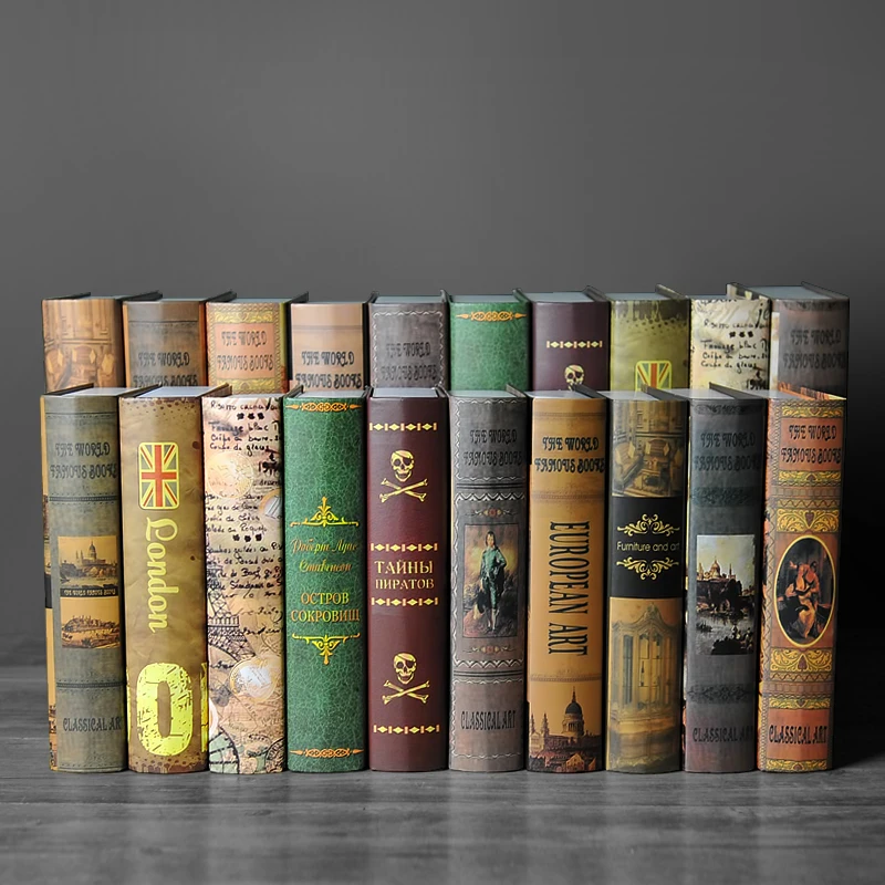 The Old European Style Retro Photography Book Props Simulation