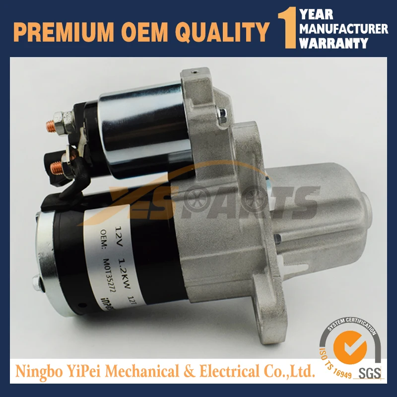 

MXS341 12V 1.2KW 70-6253 92182365 ASMI3373 Starter Motor to Fit Holden Commodore VZ & VE 3.6L Petrol V6 (LY7) 2004 to 2013
