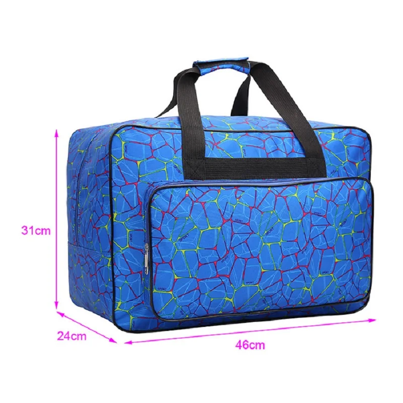 Многофункциональная сумка для швейной машины большой емкости, дорожная Портативная сумка для хранения, сумки для швейной машины, швейные инструменты, ручные сумки - Цвет: d