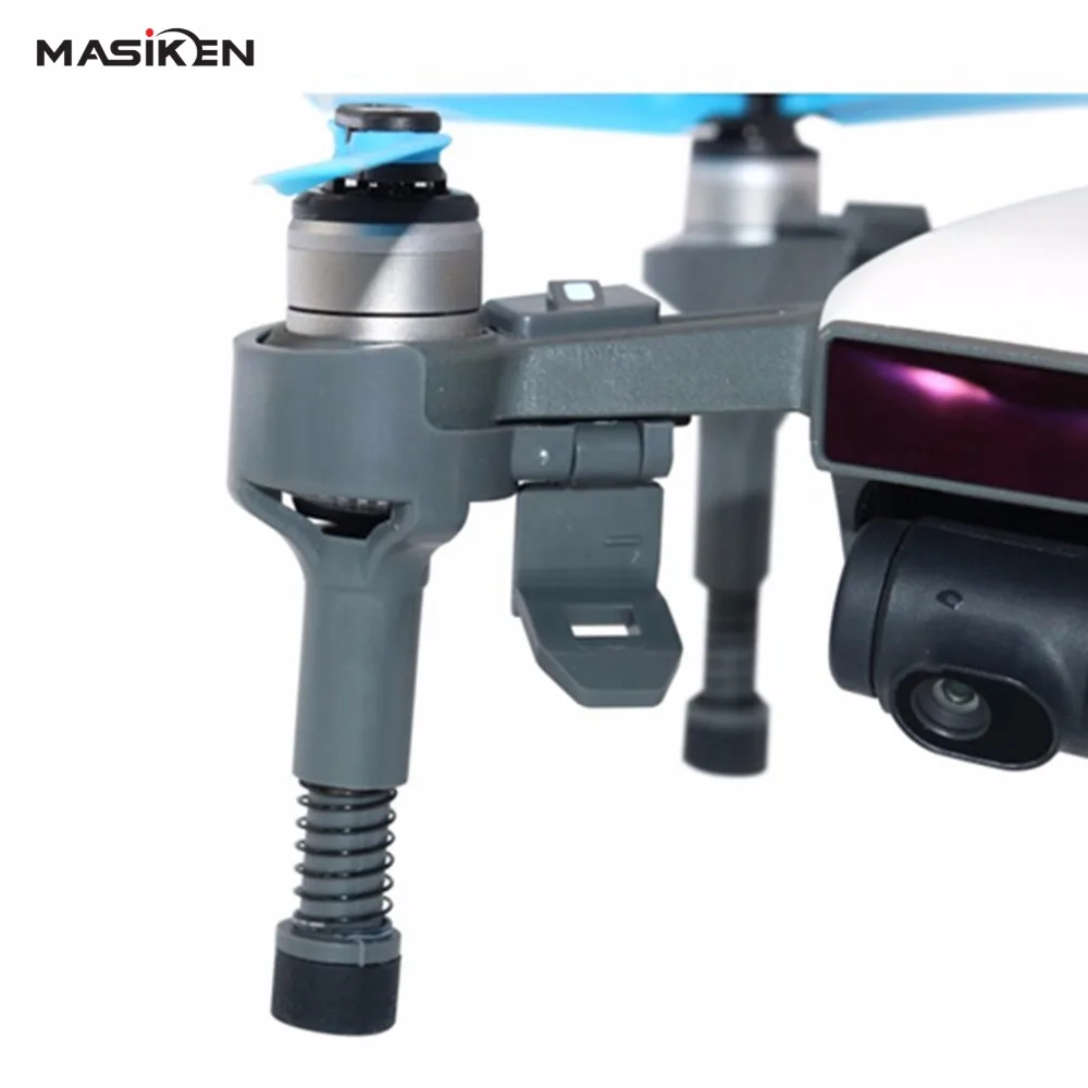 Masiken шок обновления повышенной Extender Шасси Riser Kit for DJI Spark Drone поглощают посадка Интимные аксессуары