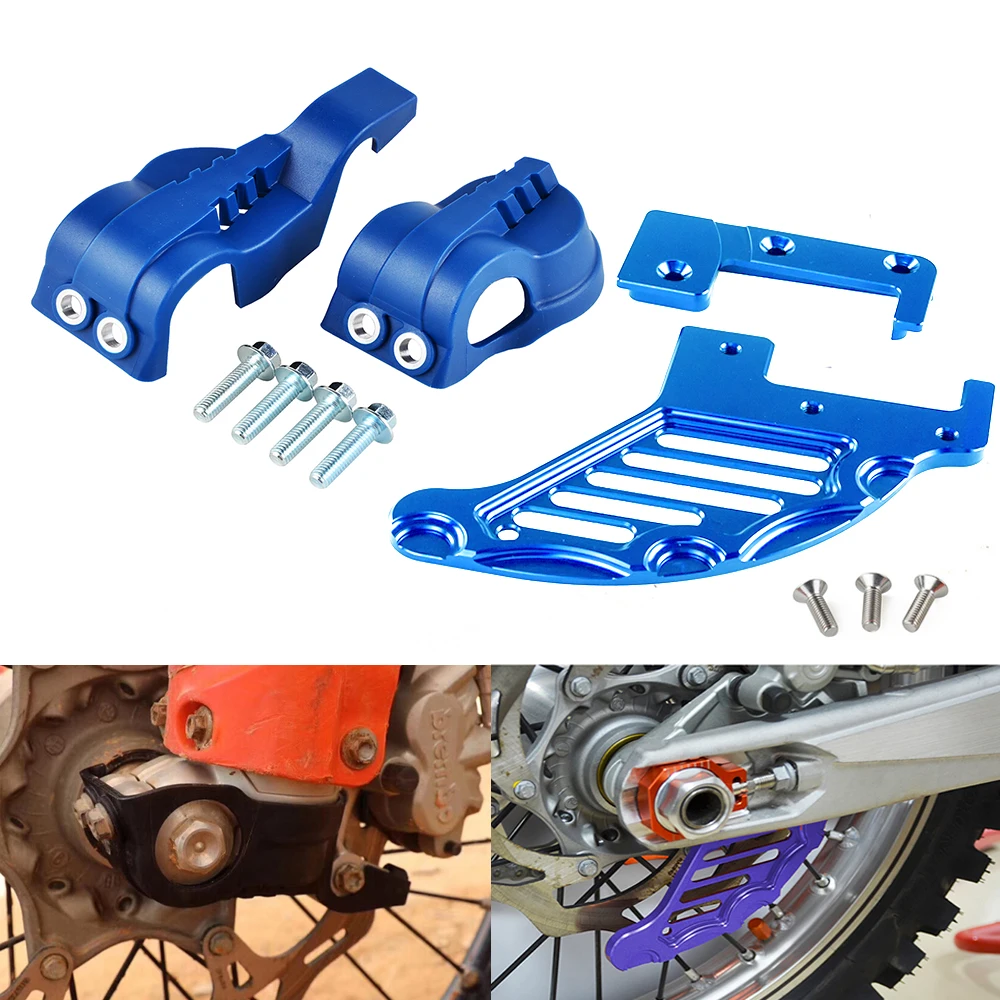

Motorcycle Fork Shoe Cover Rear Brake Disc Guard Protector For Husqvarna TC/FC 2015 TE FE TC FC FX 125 200 250 350 501 2016-2017