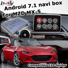 Android/carplay интерфейсная коробка для новой Mazda MX-5 FIAT 124 spider с gps-навигацией видео интерфейсная коробка waze yandex от Lsailt