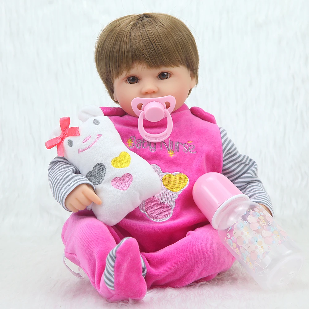 40 см силиконовая кукла реборн дети Playmate подарок для девочек 16 дюймов Baby Alive мягкие игрушки для младенца Reborn Brinquedo