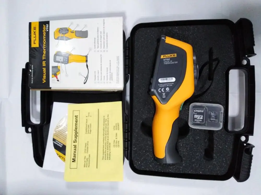 Fluke VT02 Визуальный ИК термометр инфракрасное тепловое Изображение камеры