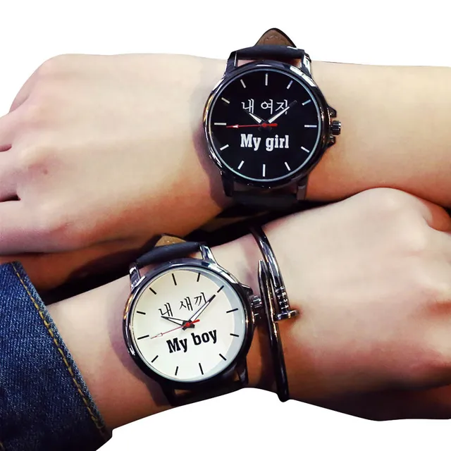 Couple Watches Lover's Quartz Analog Wrist Delicate Watch Luxury Leather Band Wa Couple Watches Lover's Quartz Analog Wrist Delicate Watch Luxury Leather Band Wa
