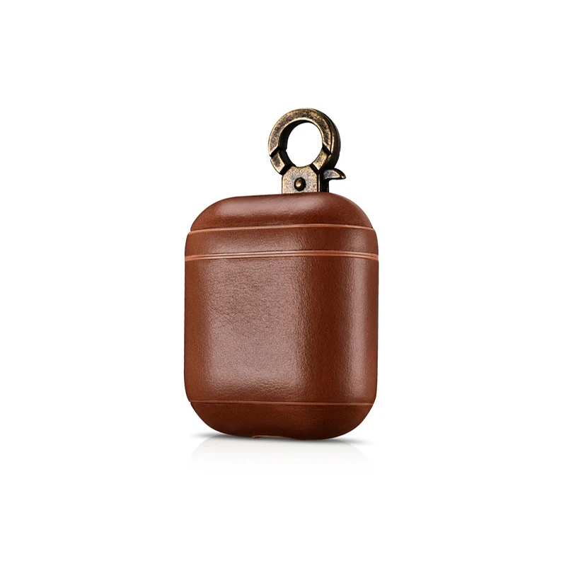 2019 New Case For Airpods Leather PU Protective Cases For Apple Earphone Cover Bags Business Leather Cases For Air Pods Skin (5)