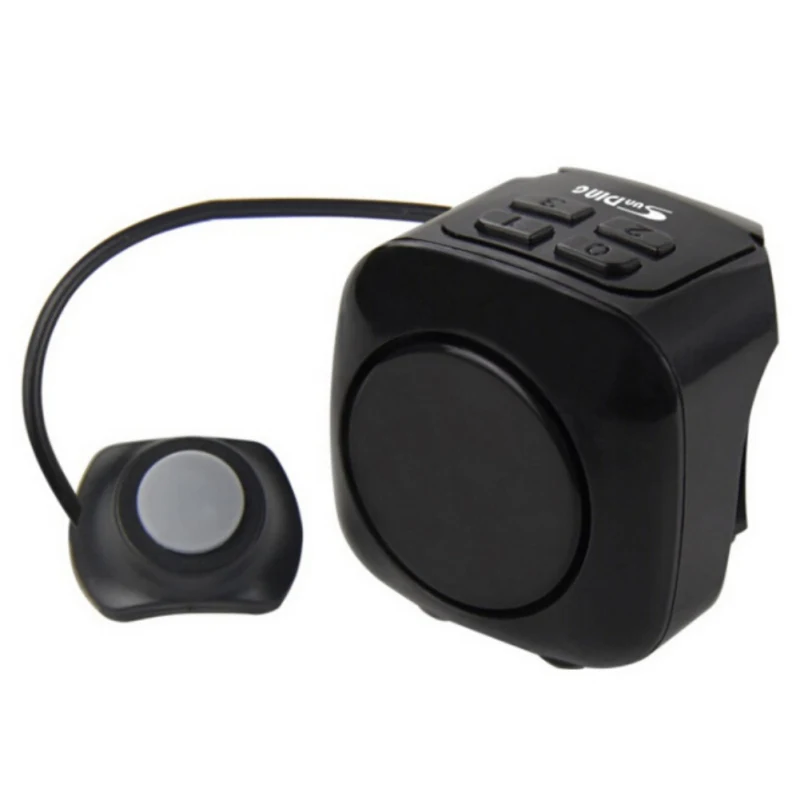 

Bike Accessories Parts Bicycle Password Alarm Bicycle Horn Super Large Decibel Lock Alarm Safe Ride Plastic Durable