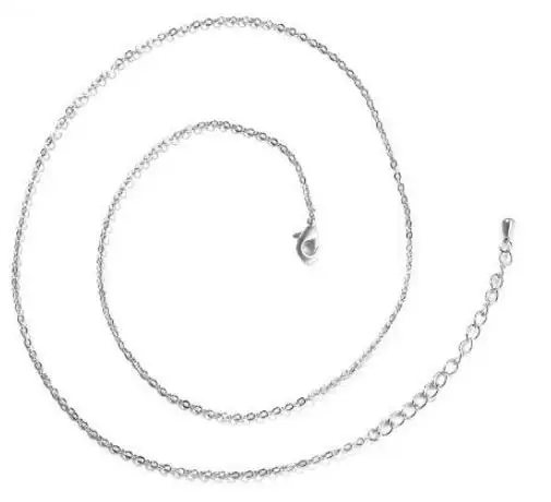 2pcs chain 925sliver JUWANG милая девушка фигура форма кулон ожерелье s для девочек женщин золото/серебро/розовый цвет ожерелье Дети 925 ювелирные изделия - Окраска металла: 2pcs chain 925sliver