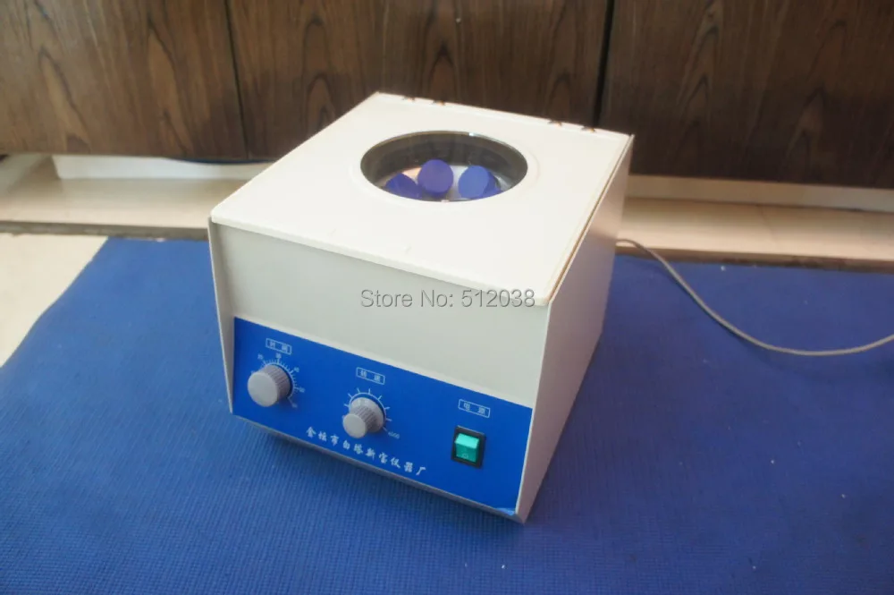 Centrifugadora de Laboratório 6 com Temporizador o Regulamento da Velocidade Elétrico Prática Médica Rpm 50 ml x Stepless Ld-3 4000