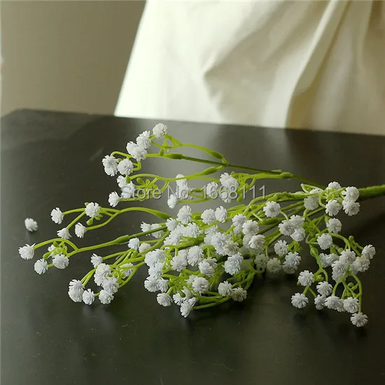10 шт. пластмассовых цветов Babysbreath искусственные цветы Звездные Гипсофилы для