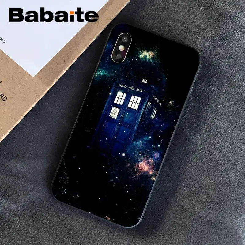 Babaite Tardis Doctor Dr Who Police Box Новинка чехол для телефона Fundas чехол для Apple iPhone 8 7 6 6S Plus X XS MAX 5 5S SE XR чехол s