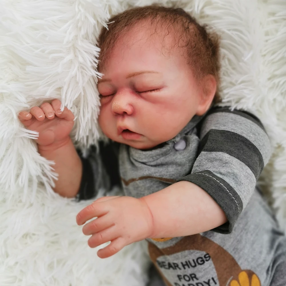 OtardDolls Bebe Детские Reborn Baby Doll 20 дюймов 50 см Силиконовые Винил Bebe Кукла Новорожденный очаровательны реалистичные для детей ясельного возраста для подарка Быстрая