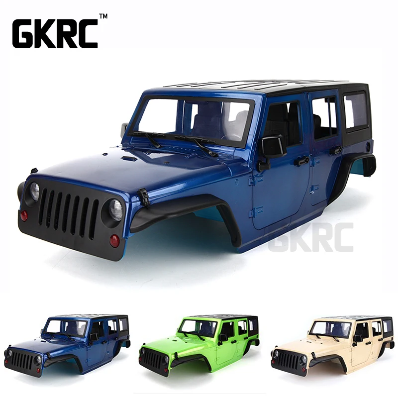 

Unassembled 12.3inch 313mm Wheelbase Body Car Shell For 1/10 Rc Crawler Jeep Cherokee Wrangle Axial Scx10 & Scx10 Ii 90046 90047