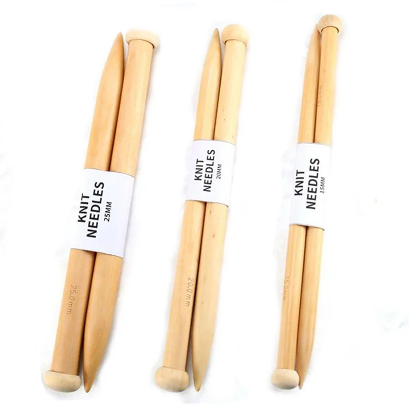 Bamboo Knitting Needles Iceland Thick Crochet Hooks06