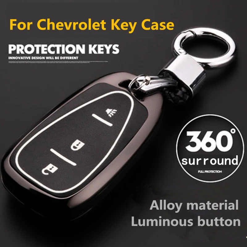 Чехол для автомобильного ключа чехол Chevrolet Malibu Equinox CRUZE Camaro Spark Sonic Volt Bolt Trax Impala