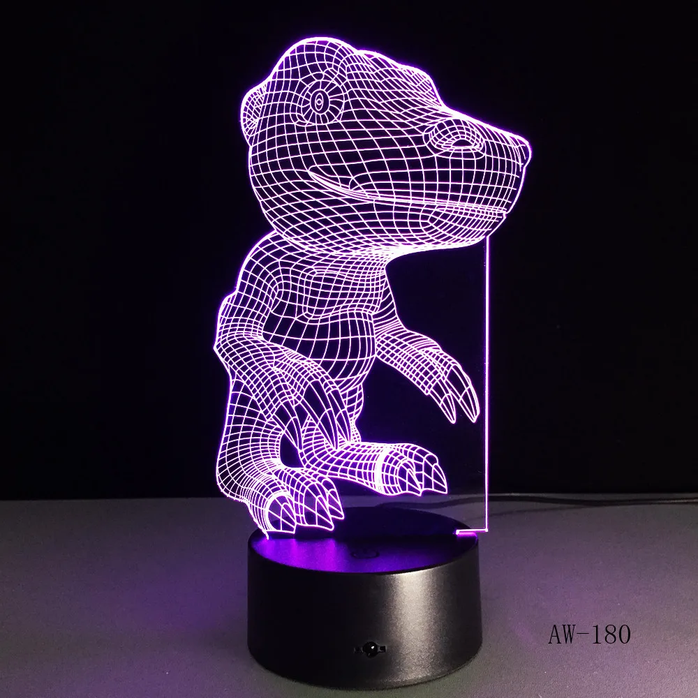 3D Цифровой Монстр агумон рисунок визуальный светодиодный ночник аниме Digimon настольная лампа для детей спальня осветительный Декор подарок AW-180