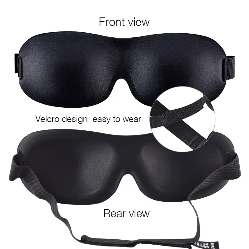3D маска для сна, черная маска для век, натуральная маска для сна, для мужчин и женщин, дорожная повязка для глаз, расслабляющая повязка на глаза для отдыха, повязка для глаз, инструмент
