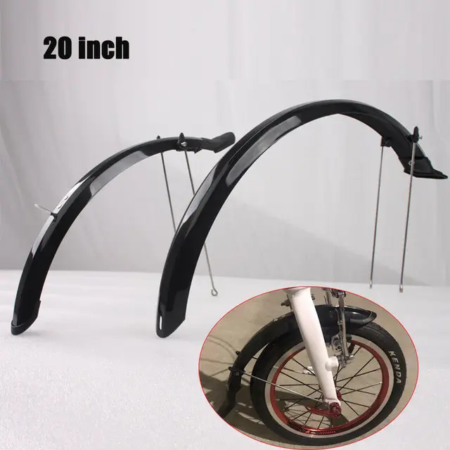 20" inches Front & Rear Fenders set Mudguard Lightweight Folding Bike