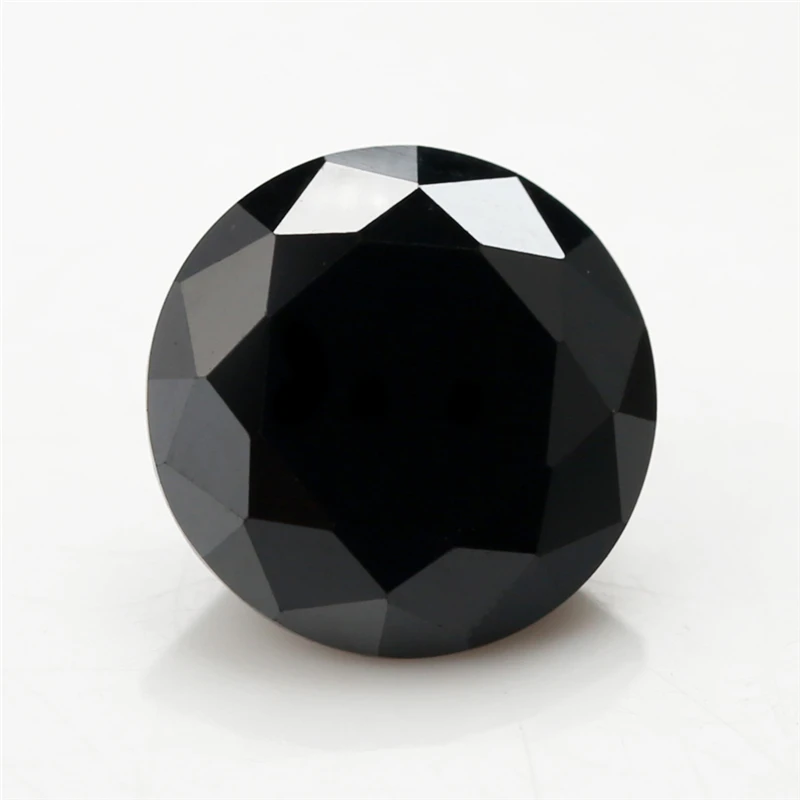 

3mm~10mm Black Round Shape Wholesale Crystal Zirconia Stone Price