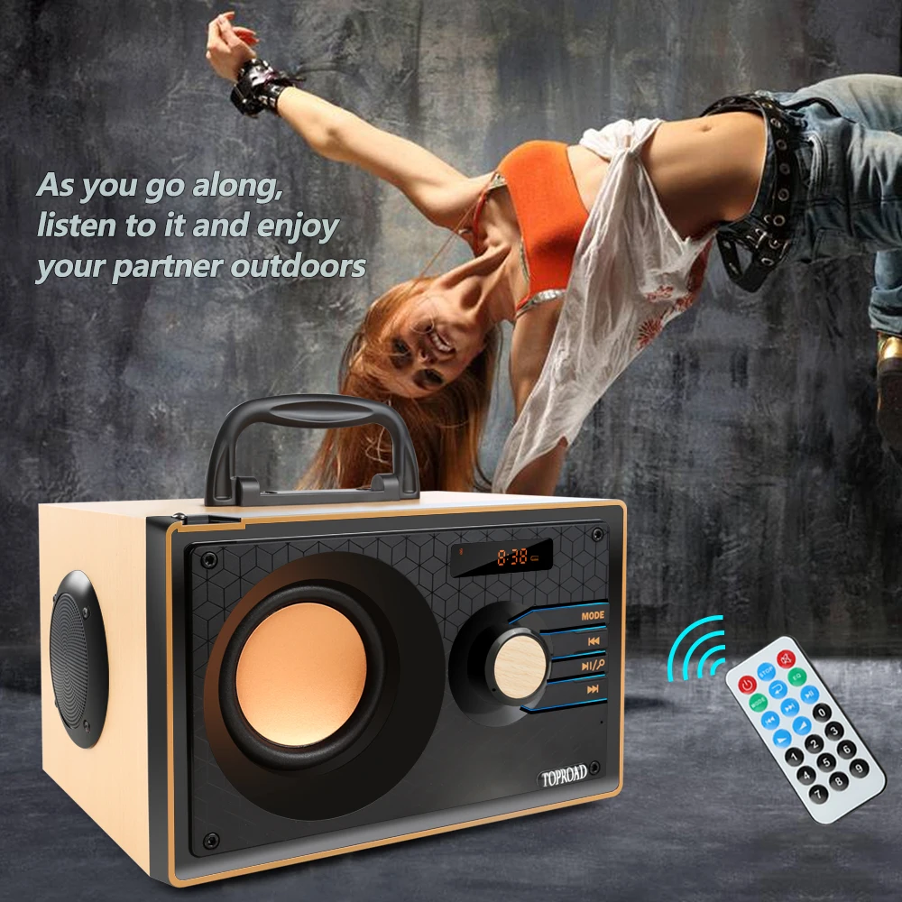 Hi Fi Портативная колонка s Super Bass музыкальная 20 Вт Bluetooth акустическая система звук