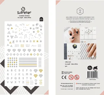 

New 1 pcs/set funny deco shine style PVC sticker Scrapbooking Decoration label Wholesale