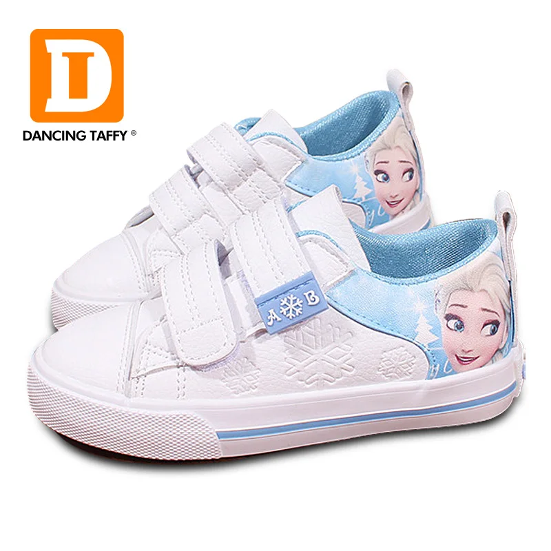 

Princess Girls Shoes For Kids Fashion Elsa Anna Kids Shoes 2019 Ice Snow Queen Casual Children Shoe Girl Sneakers White Flat