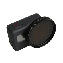 52 мм черный металлический стеклянный круговой поляризационный CPL набор фильтров для объектива с адаптером фильтра для GoPro Hero 7 6 5 водонепроницаемый чехол