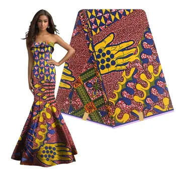 

100% Cotton ankara african wax prints fabric hot sale wax african fabric wholesale wax prints fabric H190714s