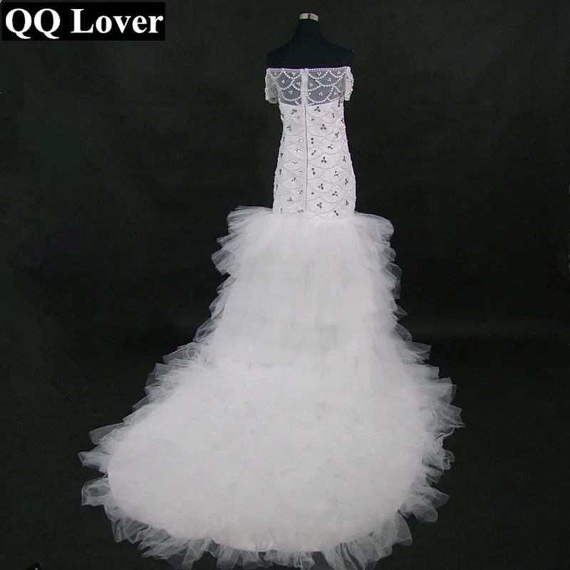 QQ Lover 2019 новый африканский Русалка свадебное платье изготовление на заказ