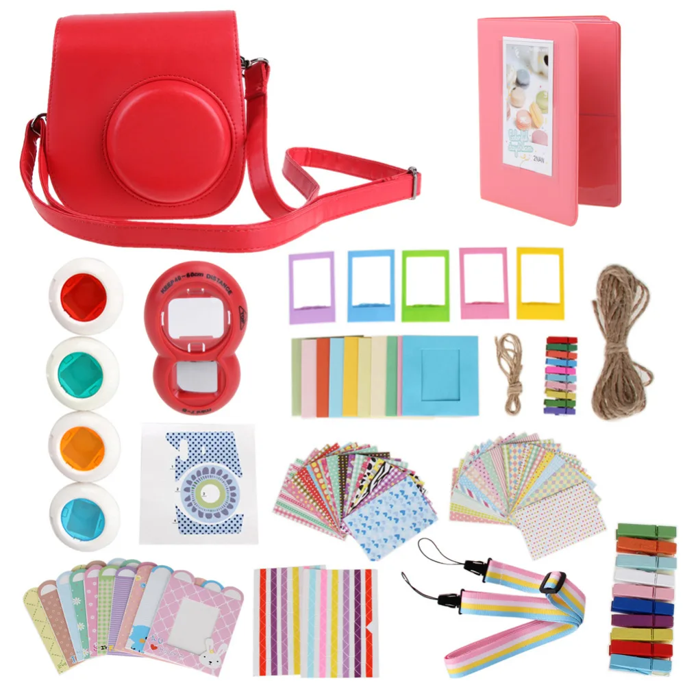 11 in 1 Instant Film Camera Album Bundles Set Camera Bag Album Filters Frames for Fujifilm Instax Mini 8 Camera Accessories camera : image 11 in 1 Instant Film Camera Album Bundles Set Camera Bag Album Filters Frames for Fujifilm Instax Mini 8 Camera Accessories camera