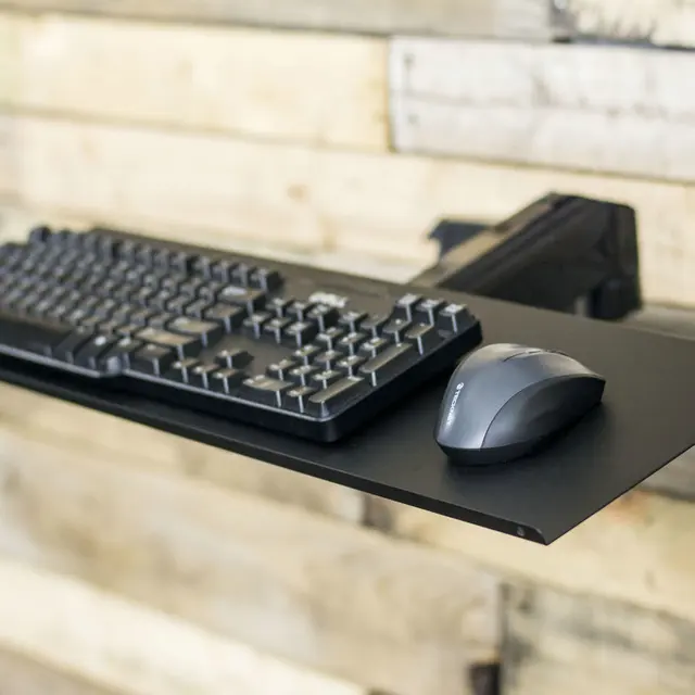 Best Price Keyboard Tray with VESA Mounting Hole 100x100mm for DIY Stand Working Keyboard Holder fixed with Monitor Holder Arm