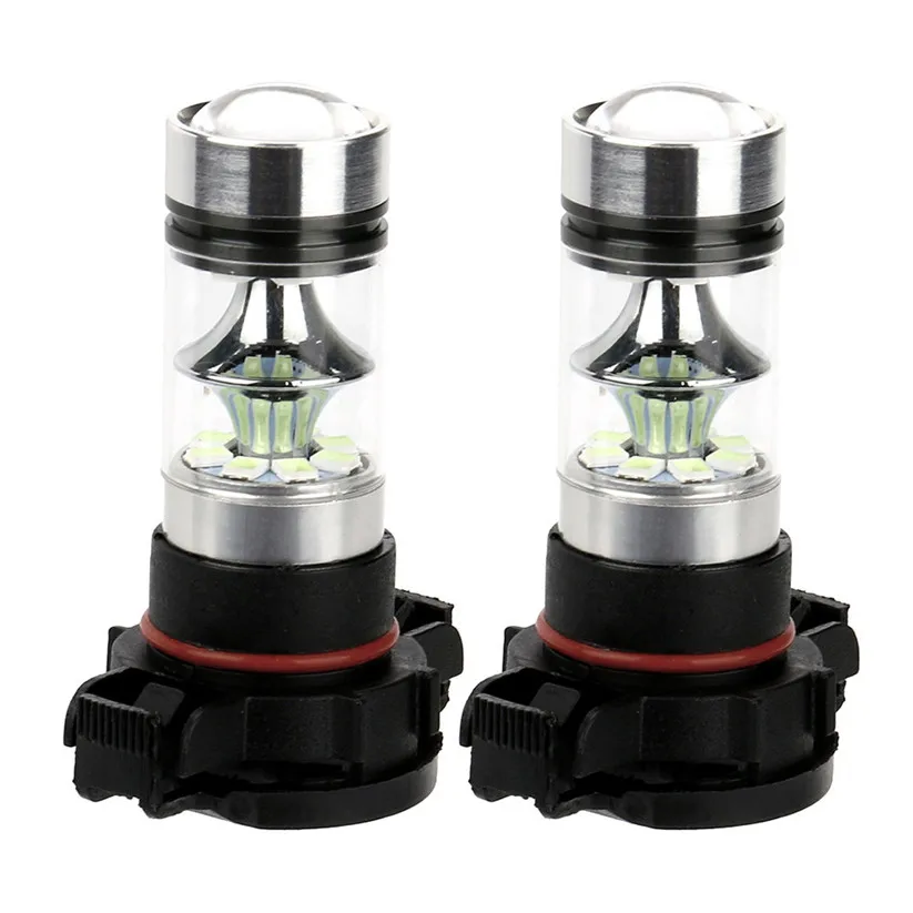 Car styling kongyide 2x 100W H16 2504 5201 5202 8000K Ice Blue LED Fog