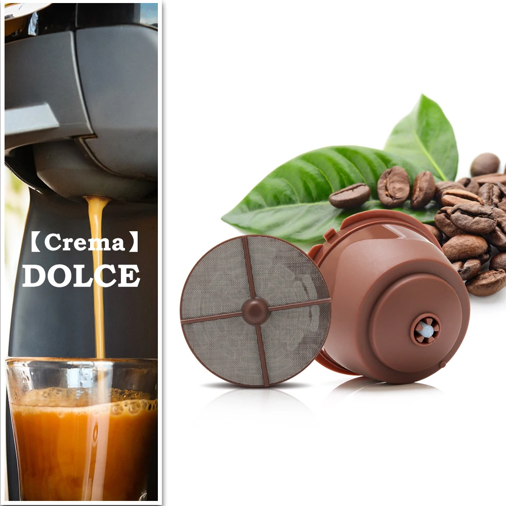 

3pcs Refillable/ /Crema Coffee// 4th Dolce Gusto coffee Capsule nescafe dolce gusto reusable capsule dolce gusto capsules