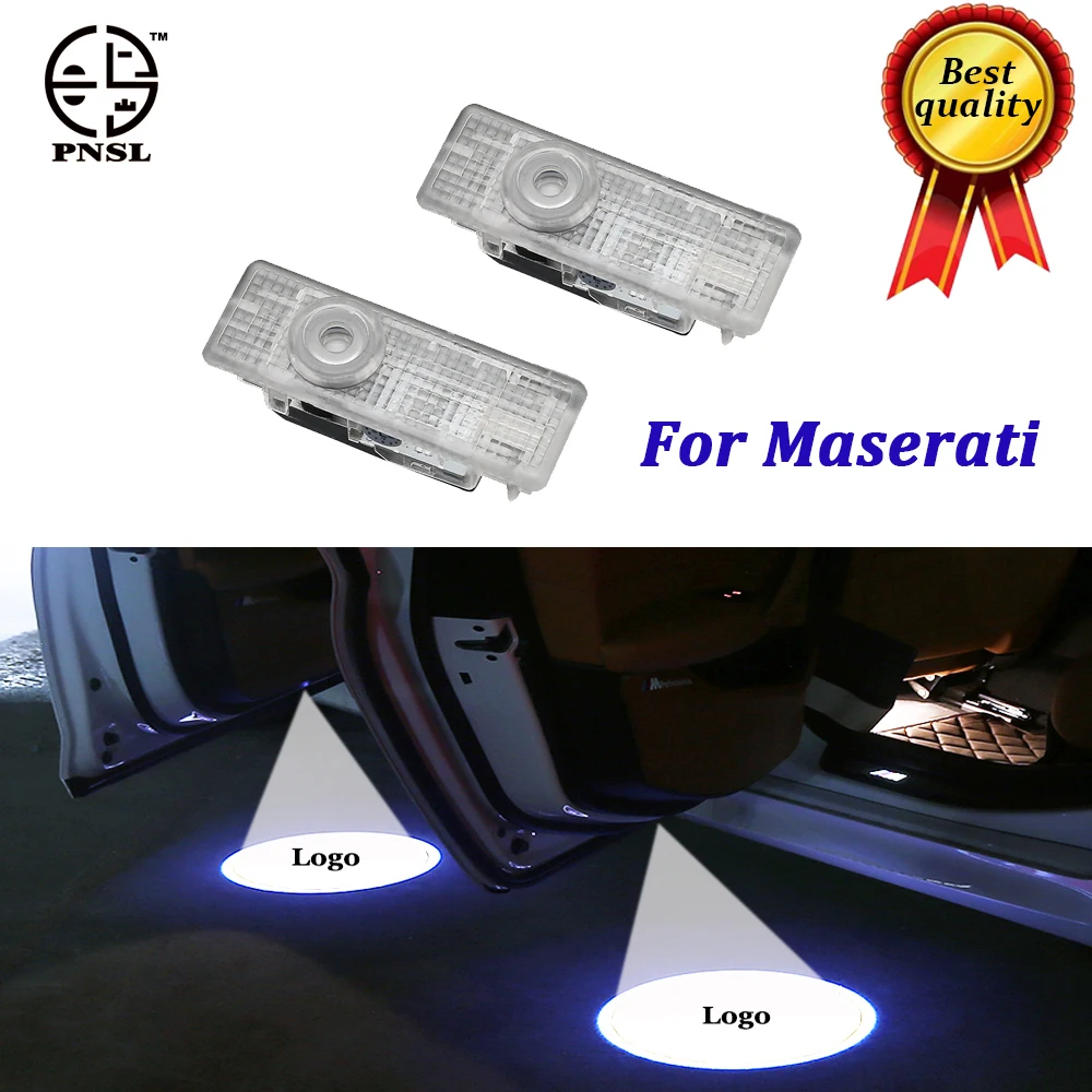 PNSL for Maserati Car Door light puddle CIRCLE Shadow LED